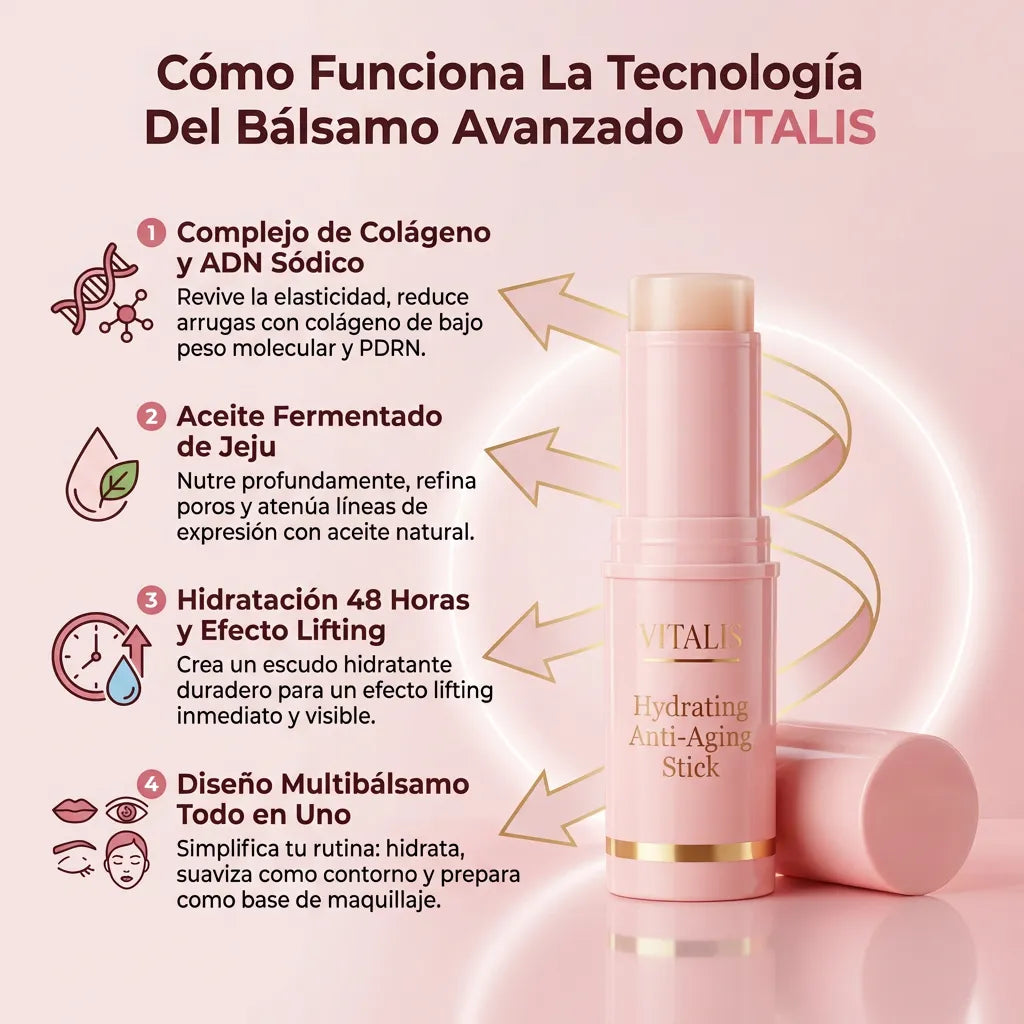 Bálsamo hidratante de colágeno para arrugas VITALIS